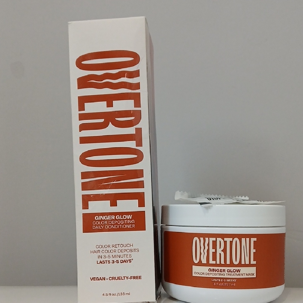 Overtone Ginger Glow Hair Treatment Duo
